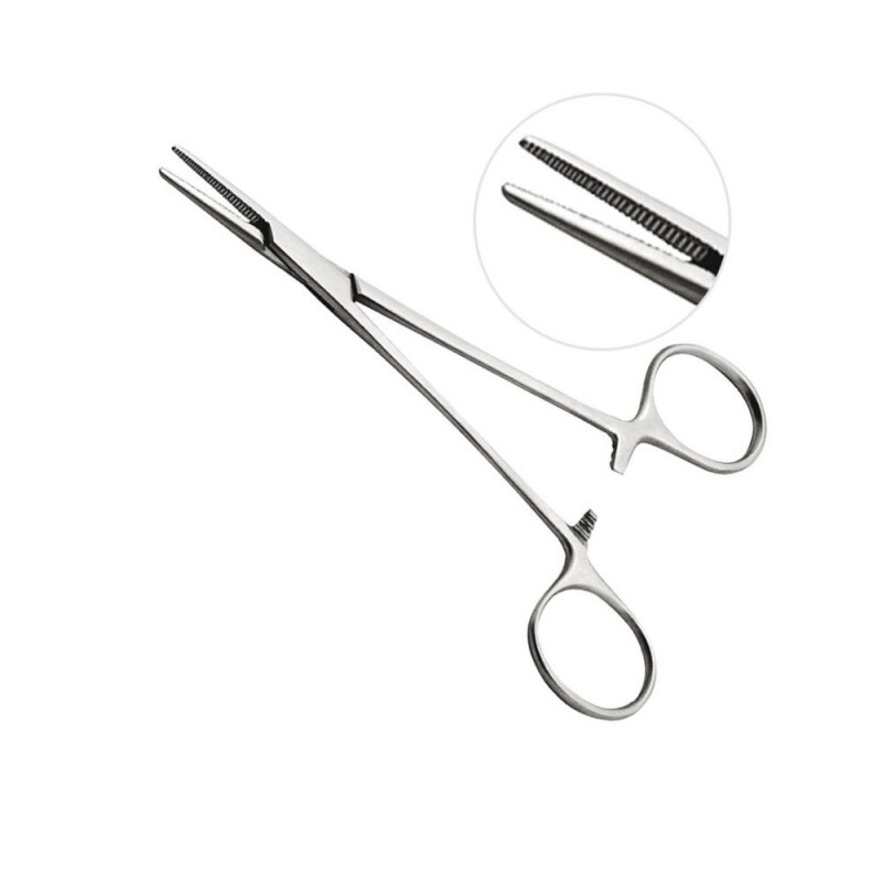 Pinça Hemostática Mosquito Reta - Instrumento Cirúrgico para Controle de Sangramento